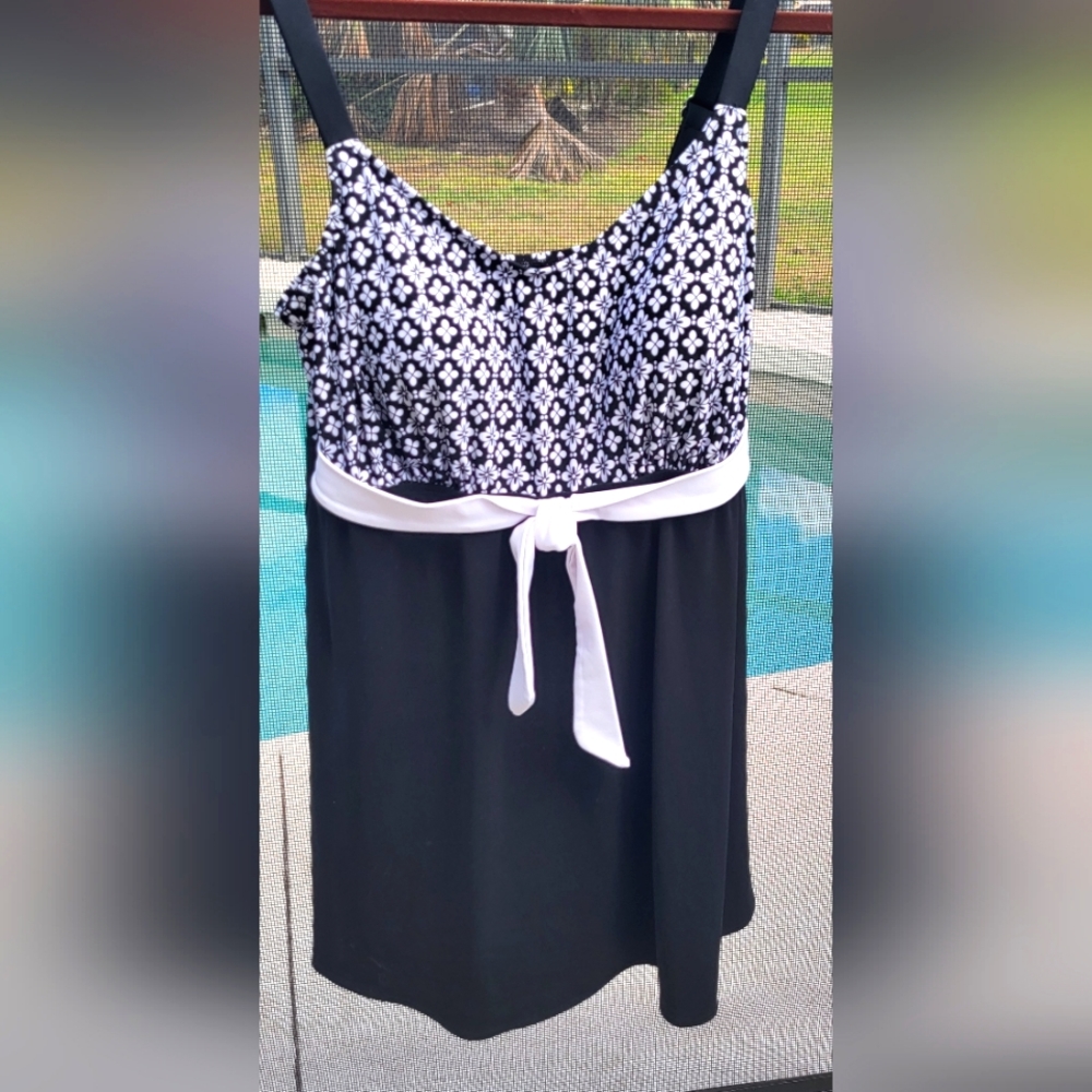Empire waist Swim Dress